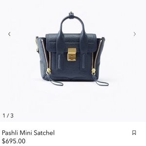 🌹PHILLIP LIM SMALL PASHLI NAVY